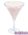 Clear Plastic Jumbo Martini Glass