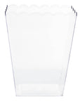 Clear Plastic Popcorn Style Candy Container - Large