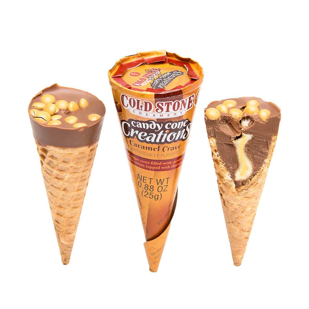 Coldstone Creamery Candy Cones - Caramel Craves: 12-Piece Display - Candy Warehouse