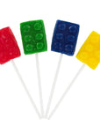 Color Brick Lego Lollipops: 12-Piece Box