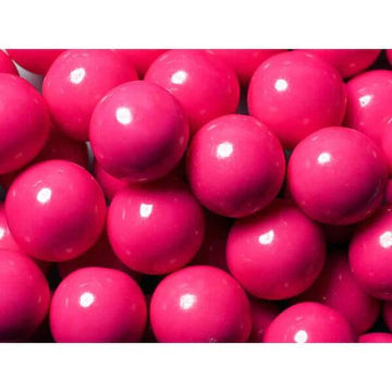 Color Splash Bright Pink 1-Inch Gumballs: 2LB Bag - Candy Warehouse