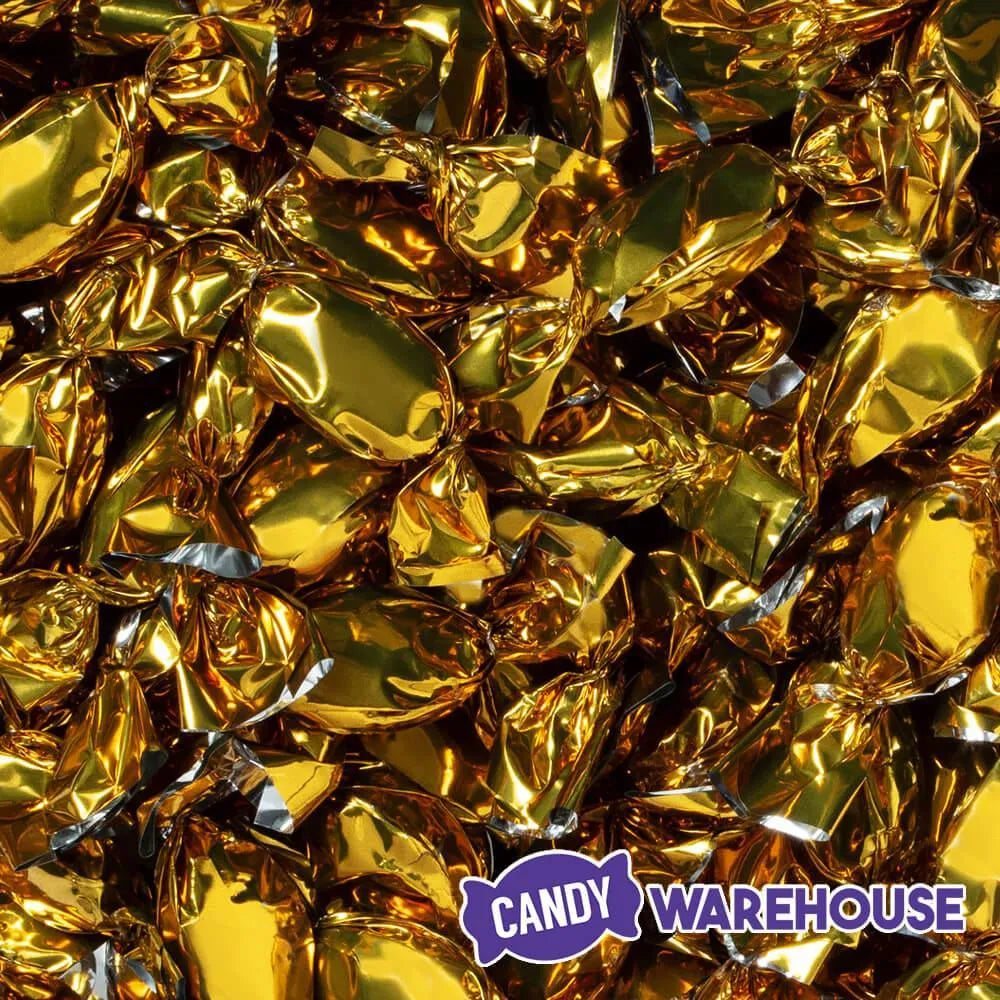 Color Splash Gold Butterscotch Hard Candy: 3LB Bag - Candy Warehouse