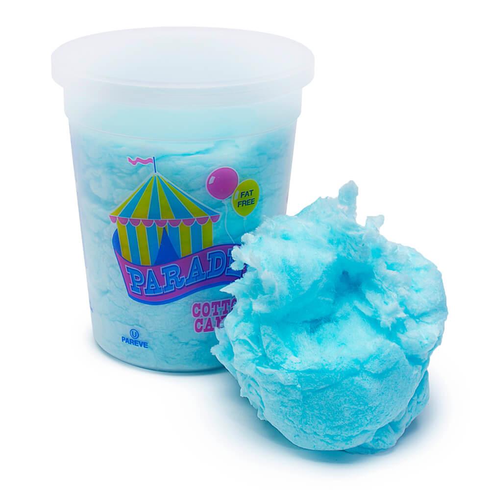 Cotton Candy 2-Ounce Tubs - Blue: 8-Piece Case - Candy Warehouse