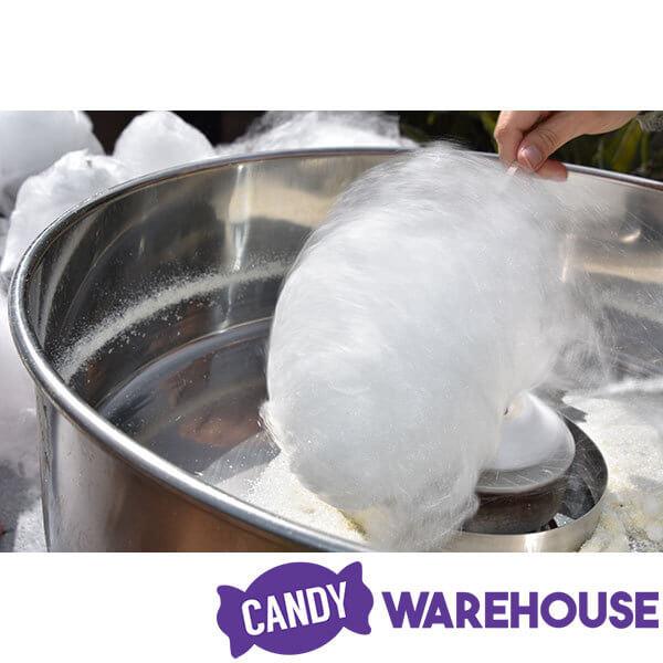 Cotton Candy Floss Sugar - White Birthday Cake: Half Gallon Carton - Candy Warehouse