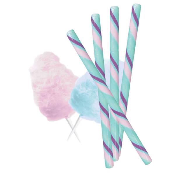 Cotton Candy Hard Candy Sticks: 100-Piece Box - Candy Warehouse