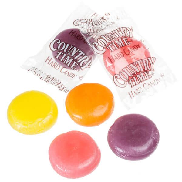 Country Time Assorted Lemonade Hard Candy Discs: 7-Ounce Bag - Candy Warehouse