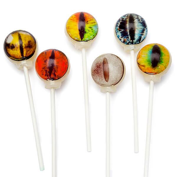 Creature Eyes Lollipops: 6-Piece Gift Pack - Candy Warehouse