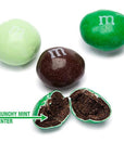 Crunchy Mint M&M's Candy: 8-Ounce Bag - Candy Warehouse