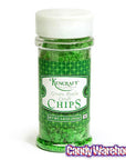 Crushed Candy Chips - Green Apple: 5.8-Ounce Shaker