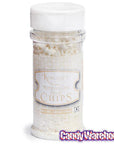 Crushed Candy Chips - White Marshmallow: 5.8-Ounce Shaker - Candy Warehouse