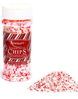 Crushed Peppermint Candy Chips: 5.8-Ounce Shaker - Candy Warehouse