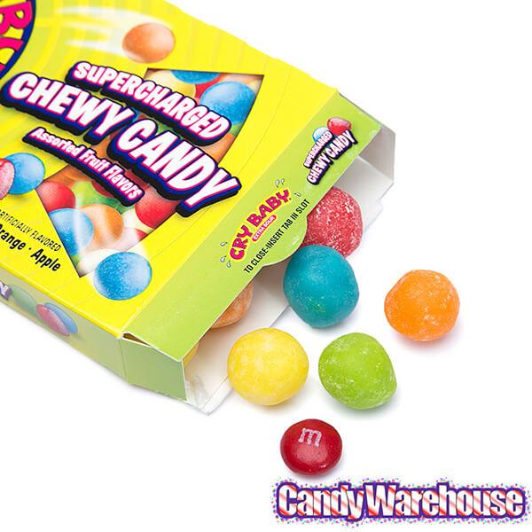 Cry Baby Extra Sour Chewy Candy 3.5-Ounce Packs: 12-Piece Box - Candy Warehouse