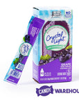 Crystal Light with Caffeine - Grape: 10-Piece Box - Candy Warehouse