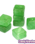 Cubes Hard Candy - Green Apple: 3LB Bag - Candy Warehouse