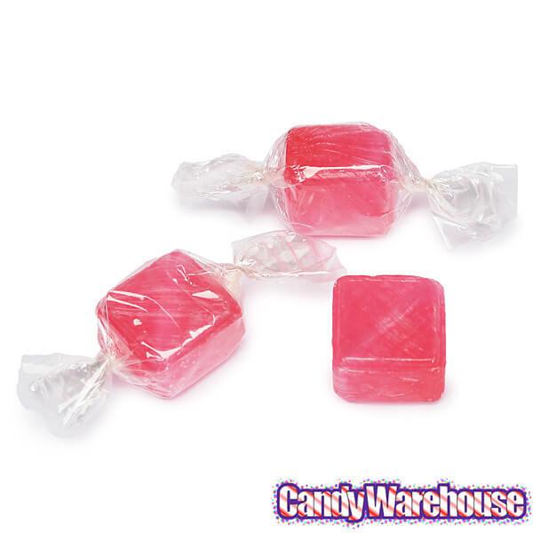 Cubes Hard Candy - Strawberry: 3LB Bag - Candy Warehouse