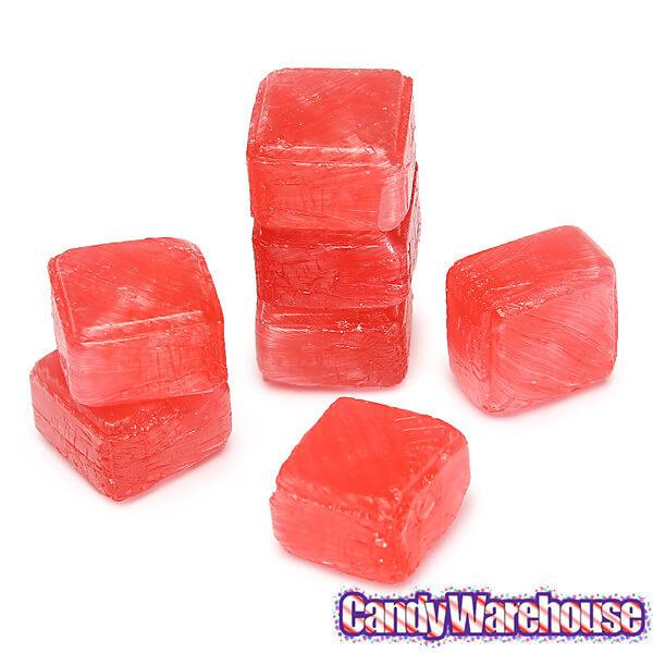 Cubes Hard Candy - Wild Cherry: 3LB Bag - Candy Warehouse