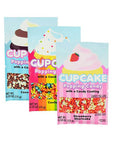 Cupcake Coated Popping Candy: 20-Piece Display - Candy Warehouse