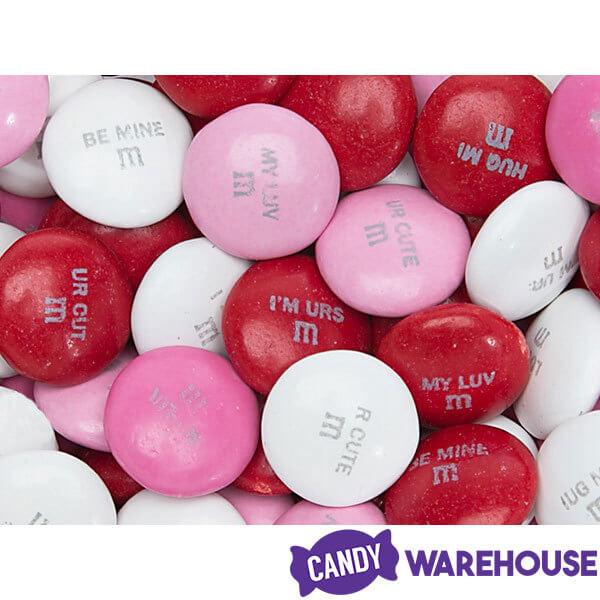 Cupid's Messages Mix Valentine Milk Chocolate Mega M&M's Candy: 10-Ounce Bag - Candy Warehouse