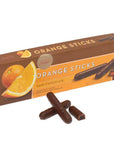 Dark Chocolate Covered Orange Jelly Candy Sticks: 10.5-Ounce Gift Box - Candy Warehouse