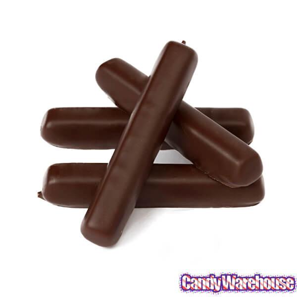 Dark Chocolate Covered Orange Jelly Candy Sticks: 10.5-Ounce Gift Box - Candy Warehouse