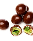 Dark Chocolate Covered Wasabi Peas: 6-Ounce Bag - Candy Warehouse