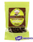 Dark Chocolate Covered Wasabi Peas: 6-Ounce Bag - Candy Warehouse