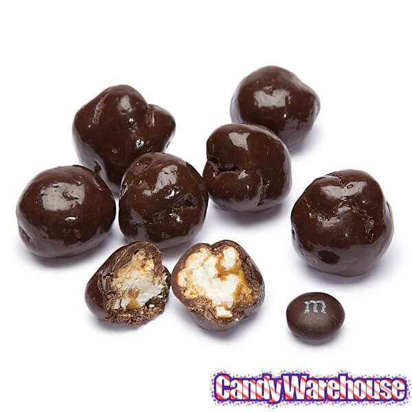 Dark Chocolate Sea Salt Caramel Popcorn: 2LB Bag - Candy Warehouse