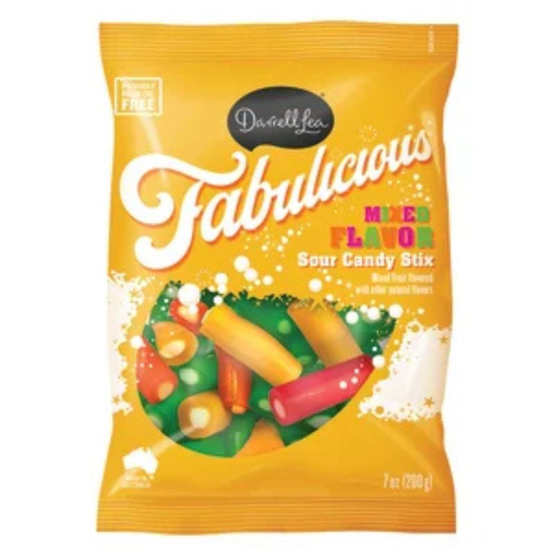 Darrell Lea Fabulicious Sour Treats: 8-Pack-Candy Warehouse