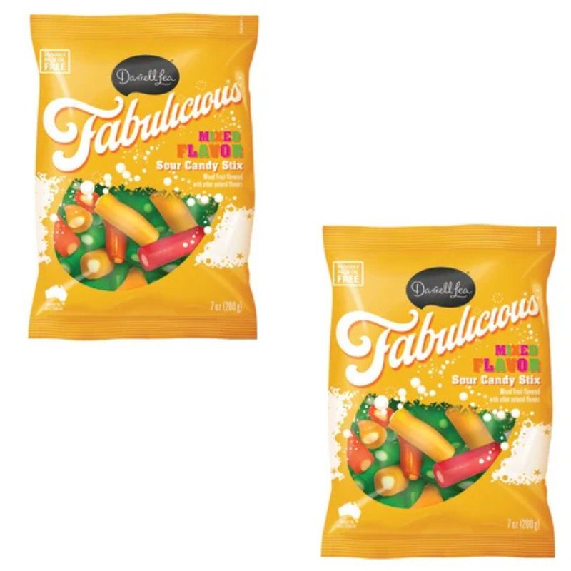 Darrell Lea Fabulicious Sour Treats: 8-Pack-Candy Warehouse