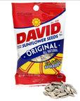 David Sunflower Seeds 1.75-Ounce Bags: 24-Piece Box - Candy Warehouse