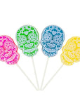 Day of the Dead Skull Hard Candy Lollipops: 12-Piece Bag