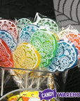 Day of the Dead Skull Hard Candy Lollipops: 12-Piece Bag