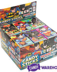 DC Comics Batman and Superman Candy Sticks Packs: 30-Piece Box - Candy Warehouse