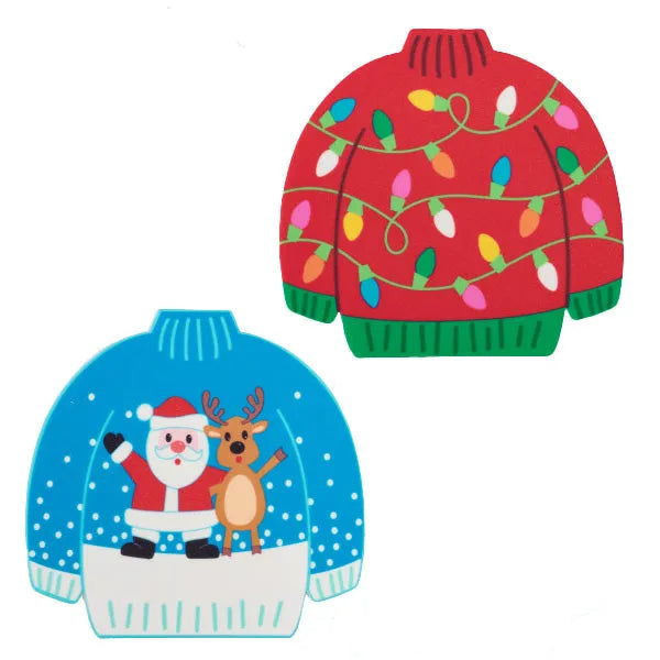 Sprinkle Pop Large Tacky Sweater Fondant Decorations