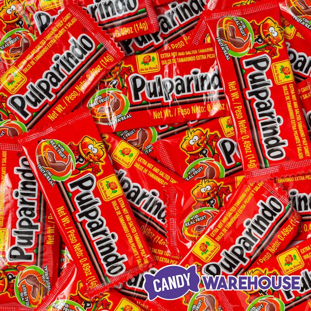 De La Rosa Extra Hot and Salted Pulparindo: 20-Piece Box - Candy Warehouse