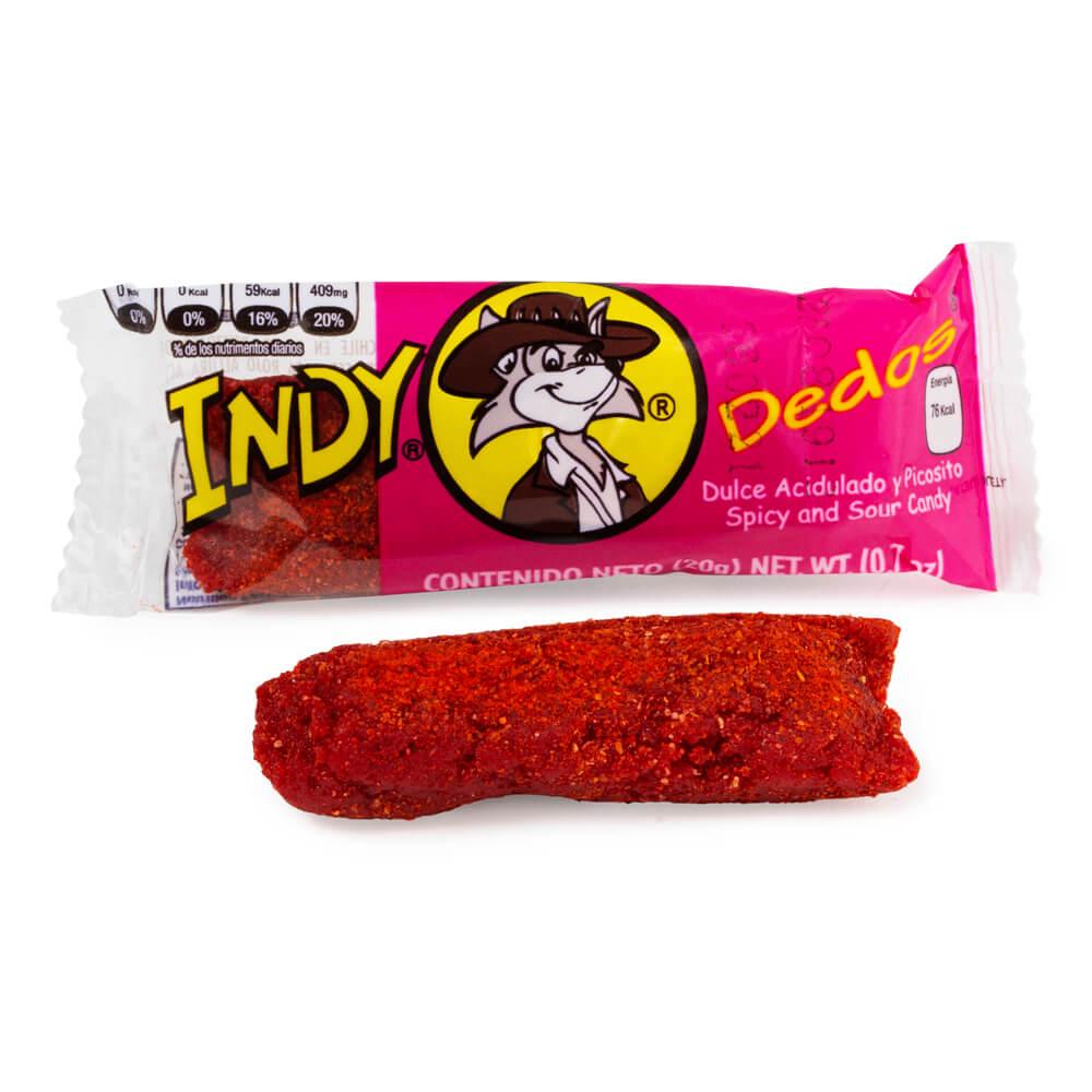 Dedos Spicy and Sour Candy Packs: 12-Piece Box - Candy Warehouse