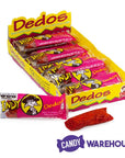 Dedos Spicy and Sour Candy Packs: 12-Piece Box - Candy Warehouse