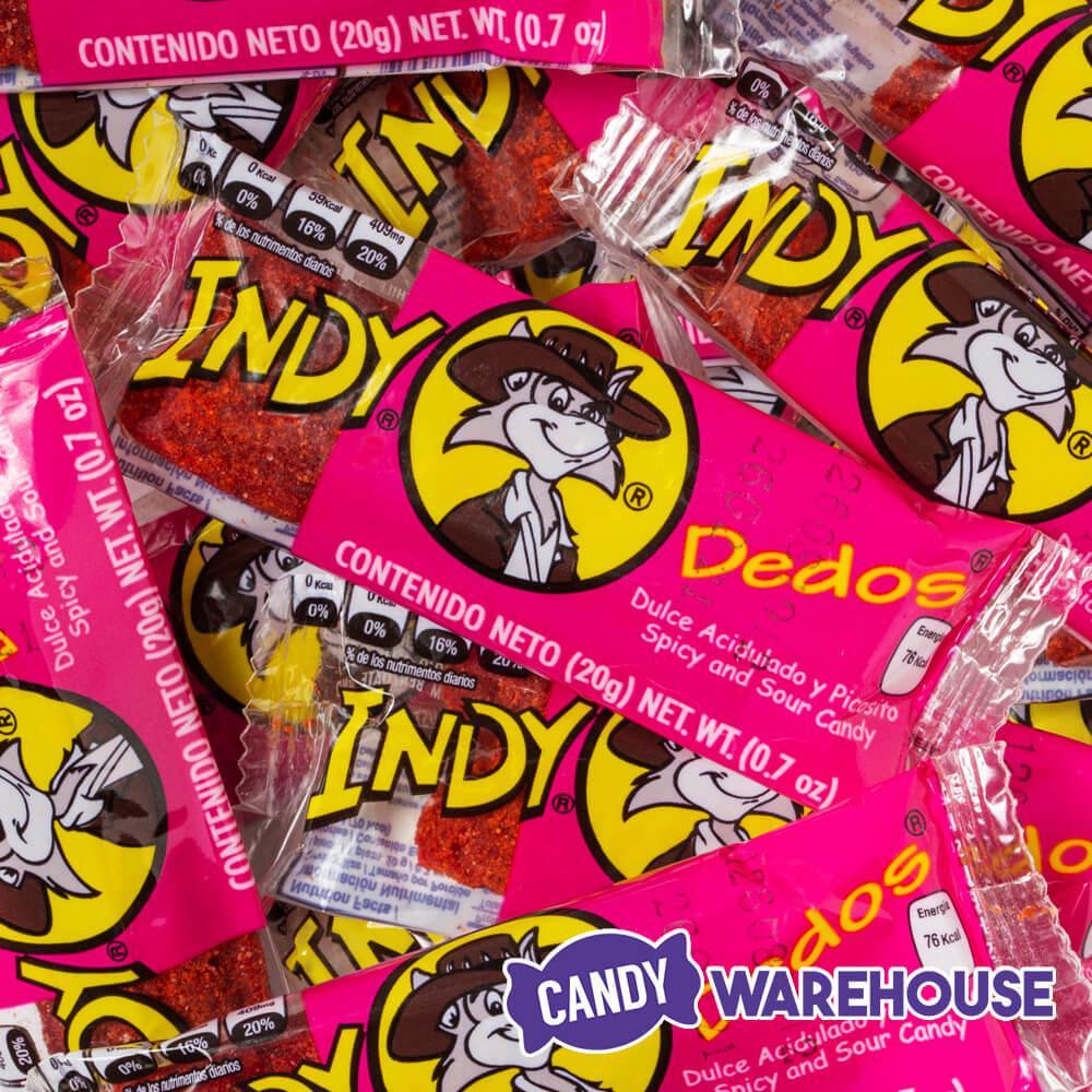 Dedos Spicy and Sour Candy Packs: 12-Piece Box - Candy Warehouse