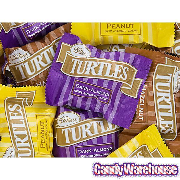 DeMet's Turtles Caramel Nut Cluster Chocolates Assortment: 17.5-Ounce Bag - Candy Warehouse