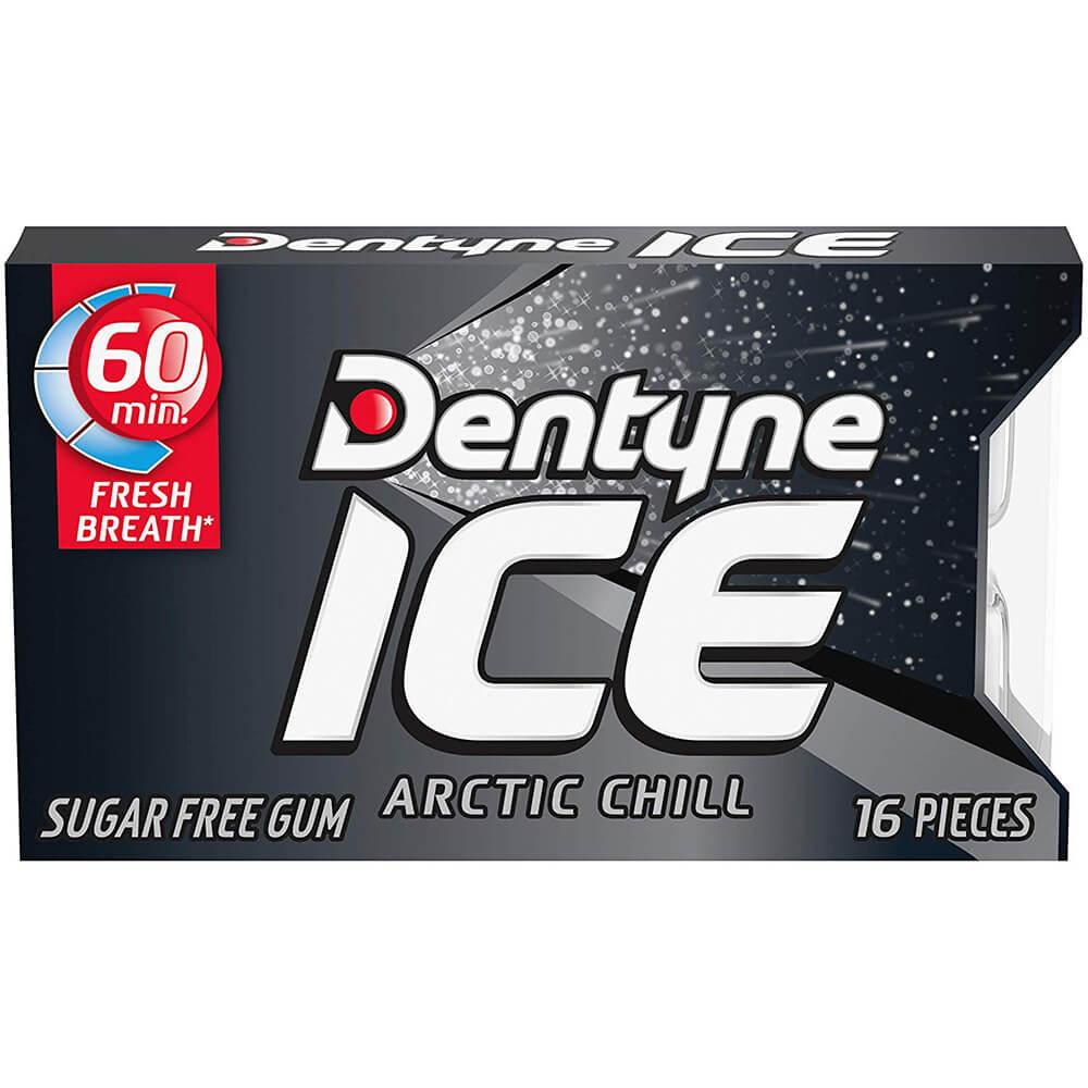 Dentyne Ice Sugar Free Gum Packets - Arctic Chill: 12-Piece Box - Candy Warehouse