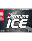 Dentyne Ice Sugar Free Gum Packets - Arctic Chill: 12-Piece Box - Candy Warehouse