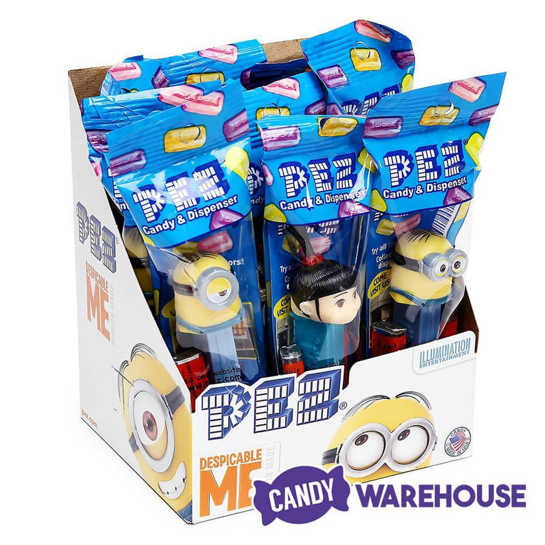 Despicable Me PEZ Candy Packs: 12-Piece Display – Candy Warehouse