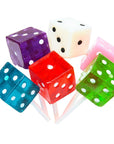 Dice Lollipops - Assorted: 24-Piece Box - Candy Warehouse