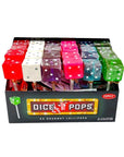 Dice Lollipops - Assorted: 24-Piece Box - Candy Warehouse