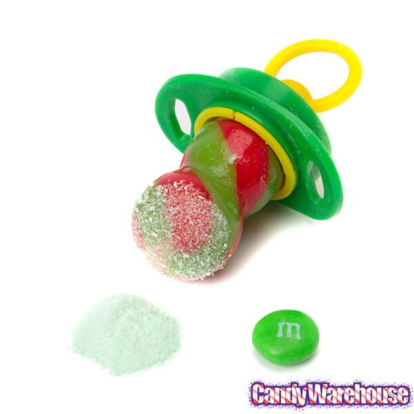 Dip-n-Lik Pacifier Pop Candy: 12-Piece Box - Candy Warehouse