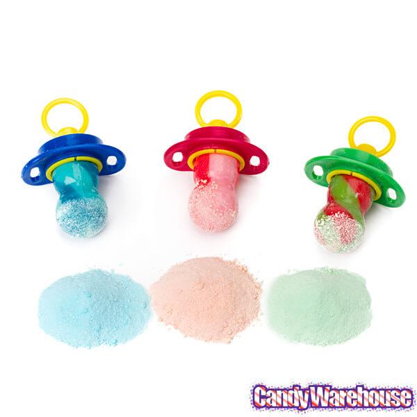 Dip-n-Lik Pacifier Pop Candy: 12-Piece Box - Candy Warehouse