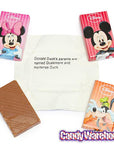 Disney Mickey Mouse and Friends Mini Milk Chocolate Bars: 15-Piece Bag - Candy Warehouse