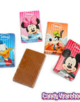 Disney Mickey Mouse and Friends Mini Milk Chocolate Bars: 15-Piece Bag - Candy Warehouse