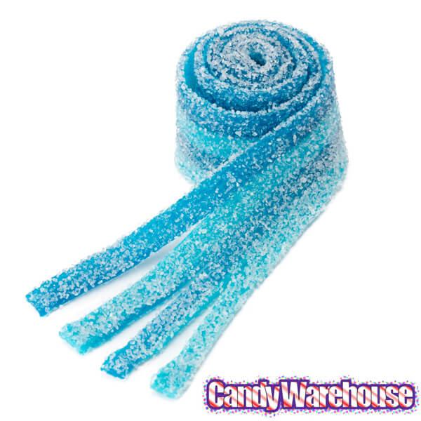 Dorval Sour Power Belts Candy - Berry Blue: 150-Piece Tub - Candy Warehouse