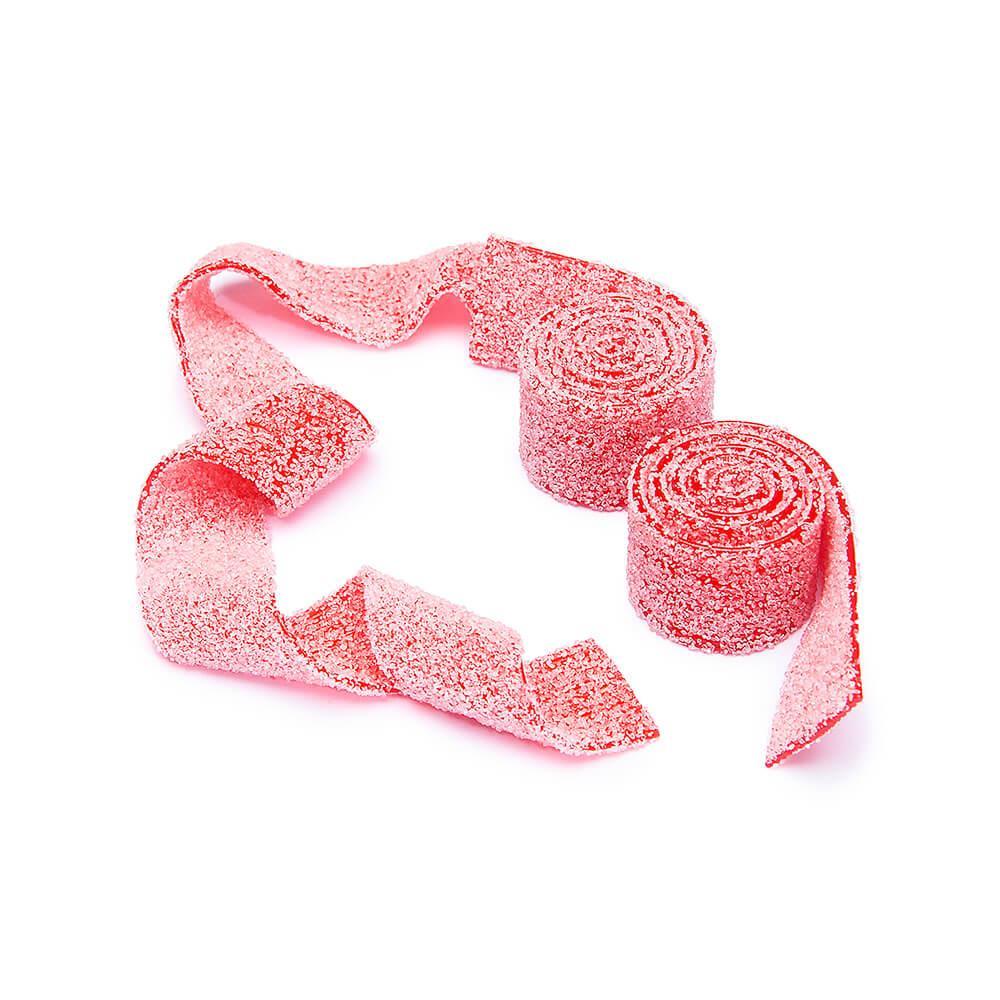 Dorval Sour Power Belts Candy - Strawberry: 150-Piece Tub - Candy Warehouse